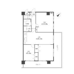 リフォーム後の平面図間取