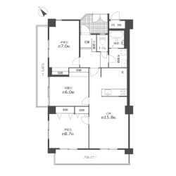 リフォーム後の平面図間取