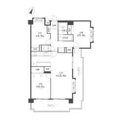 リフォーム後の平面図間取