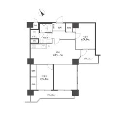 リフォーム後の平面図間取