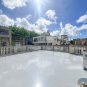 外観 防水塗装済みの屋上